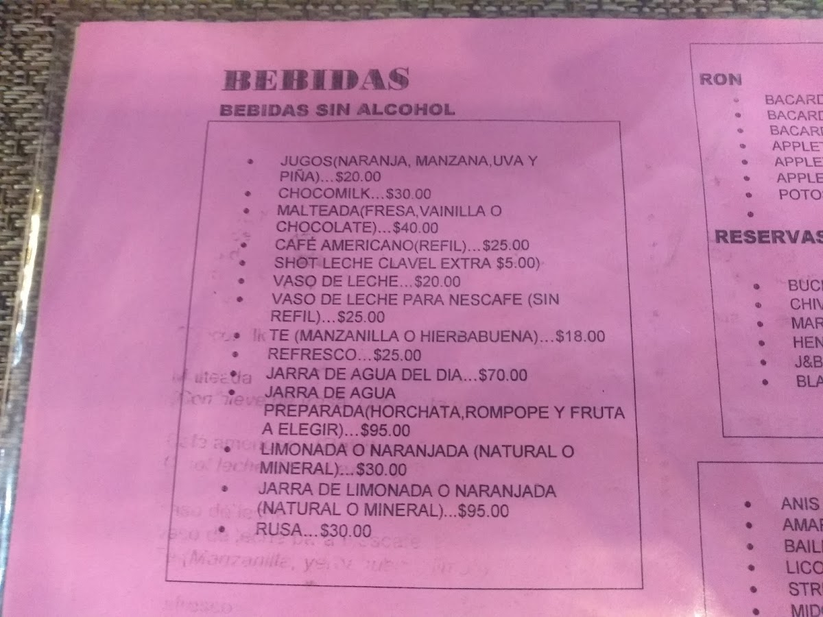 Restaurant La Güera Menu - Image 6